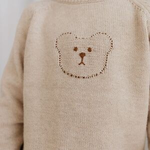 Jamie Kay Ethan Jumper - Oatmeal Marle Teddy